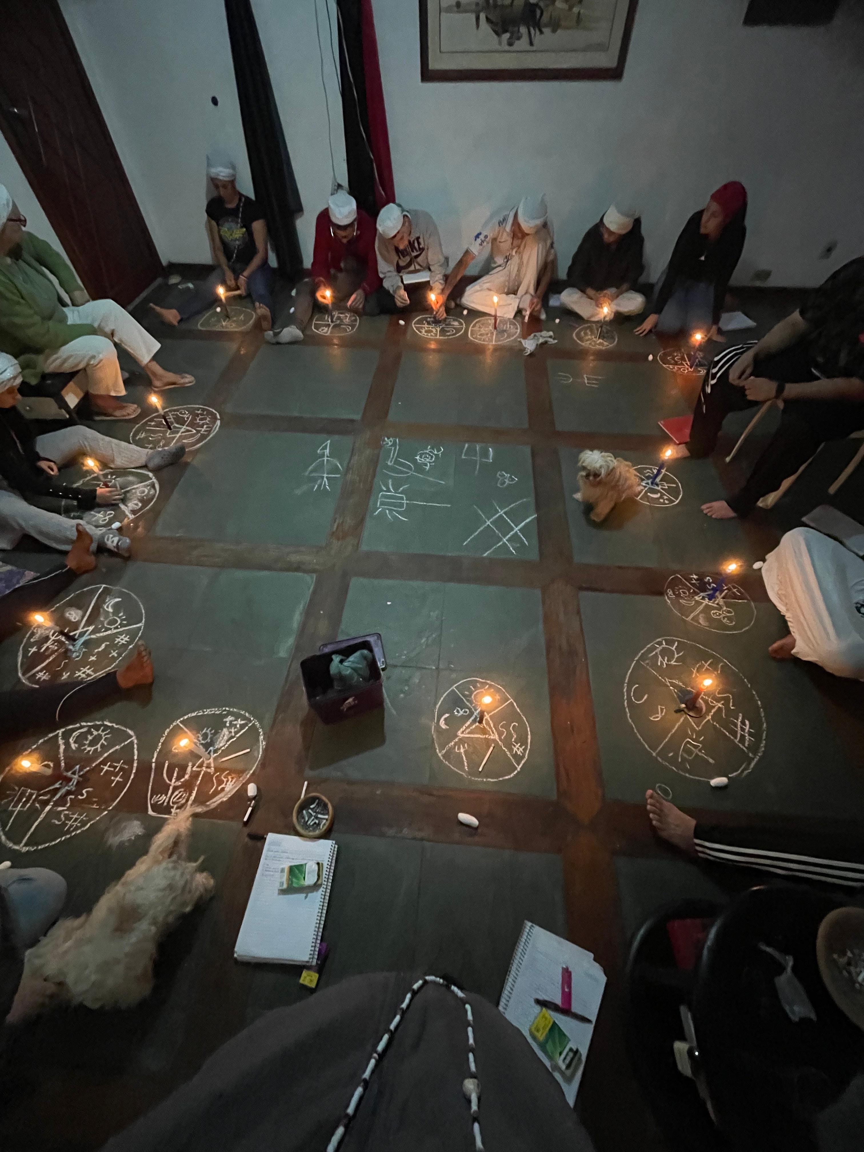 Ponto riscado de Exu e Pombagira